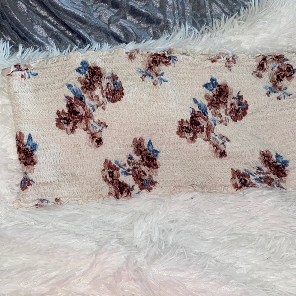 Floral tube top
